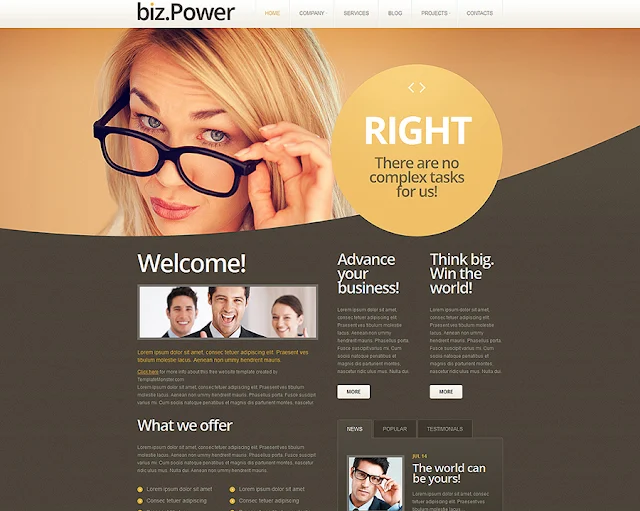 Free WordPress Business Theme